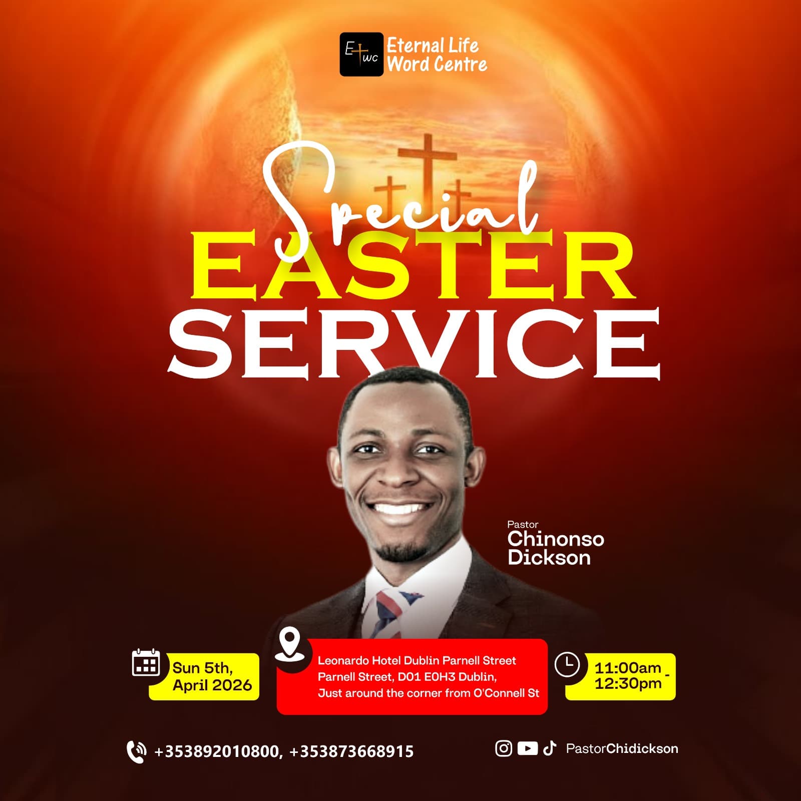 Special Easter Service - Sunday 5th April 2026